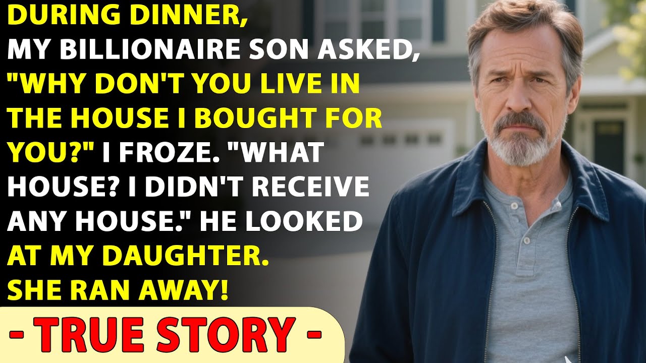 When My Son Asked, “Why Don't You Live In The House I Bought For You ” My Daughter Ran Away