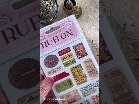 Rub On on Mini Book