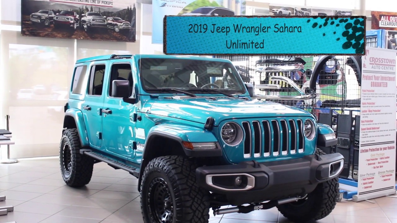 2019 Jeep wrangler Sahara UnlimIted | CROSSTOWN CUSTOMS | 194W6600 ...