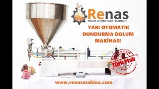 Renas Yari Otomati̇k Dondurma Dolum Maki̇nasi