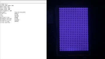 ILI9488 4-wire SPI DMA library test and comparison