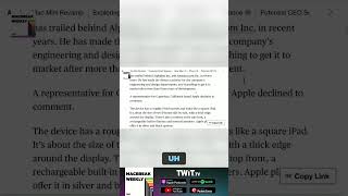 Apples Next Device - An AI Wall Tablet for Home Control? @twit