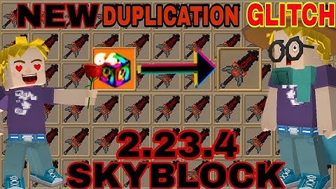 New Dup Work 100% Bmgo 2.23.4 || New Duplication Glitch in Blockman Go Skyblock#blockmango