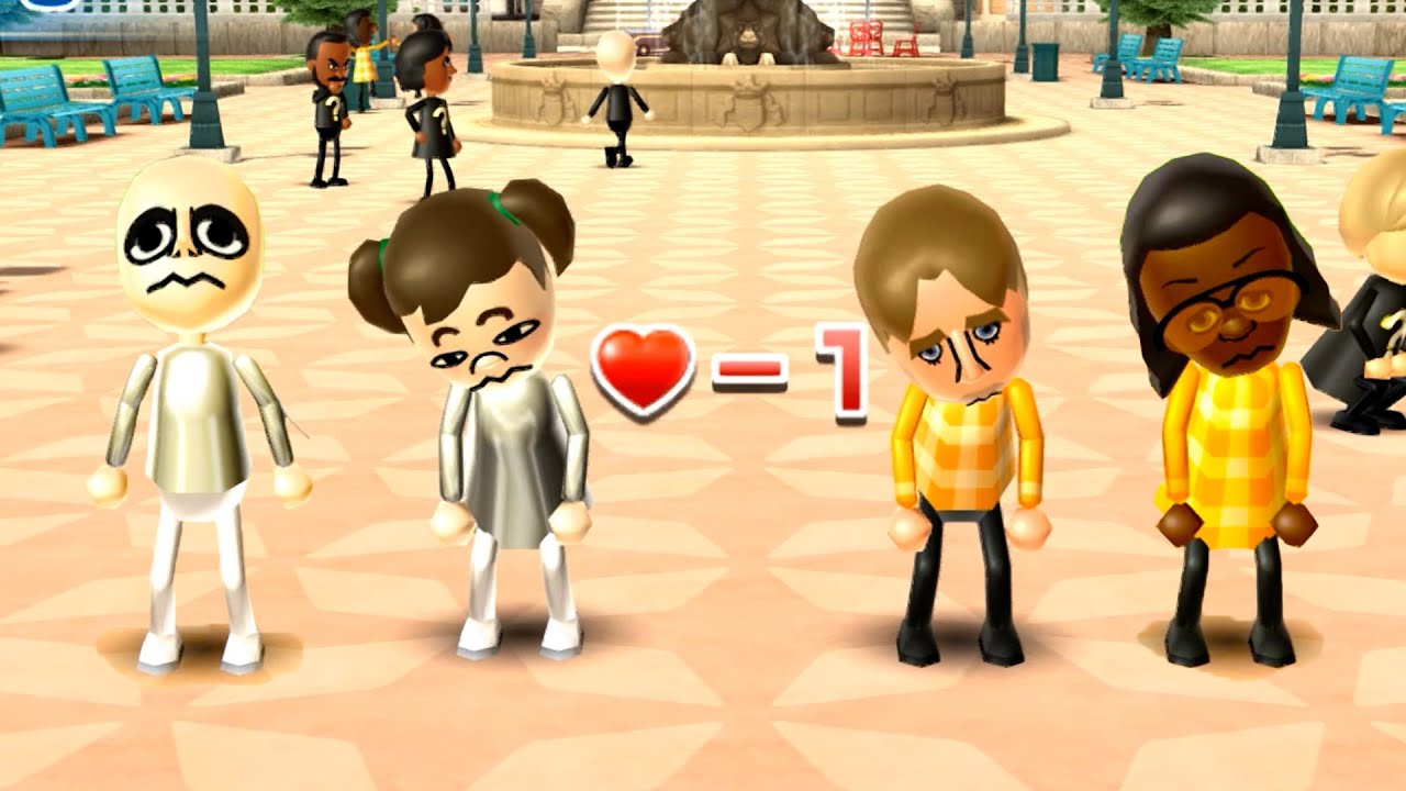 [wiiパーティー] Miiジャン  Yu Chan vs あきら (CPU最強 たつじん)
