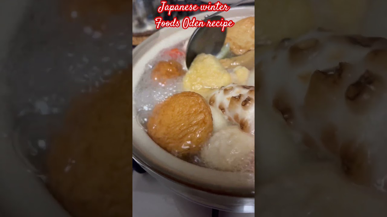 Japanese winter Food #OdenRecipe #ShortCookingVlogs #ASMR-Sounds