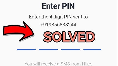 Hike Verification Code Not Received Problem Solved