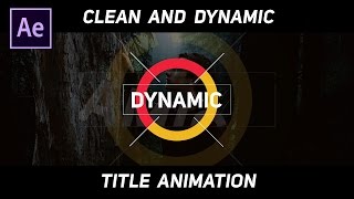 Career Overview Dynamic Title Animation in After Effects - Complete After Effects Tutorial