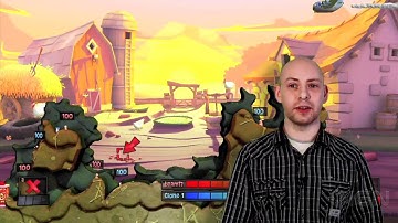 Worms Revolution Dev Diary #2 - Landscapes, Physics Objects and Dynamic Water