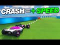 I played a trackmania cup where crashing is faster