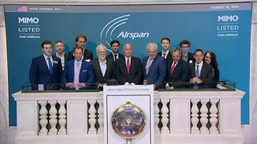 Airspan Networks Holdings, Inc. (NYSE American: MIMO) Rings The Opening Bell®