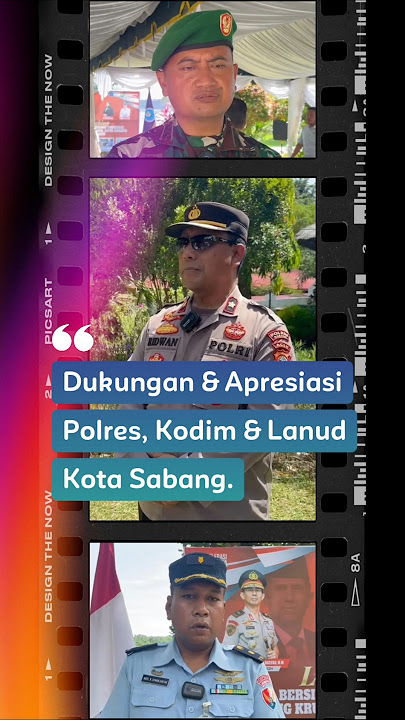 Apresiasi Polres, Kodim 0112 & Lanud Maimun Saleh Sabang Launching Desa Bersinar Gp.Krueng Raya.