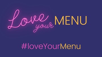 #LoveYourMenu | Win a Premium QR code #Restaurant Menu