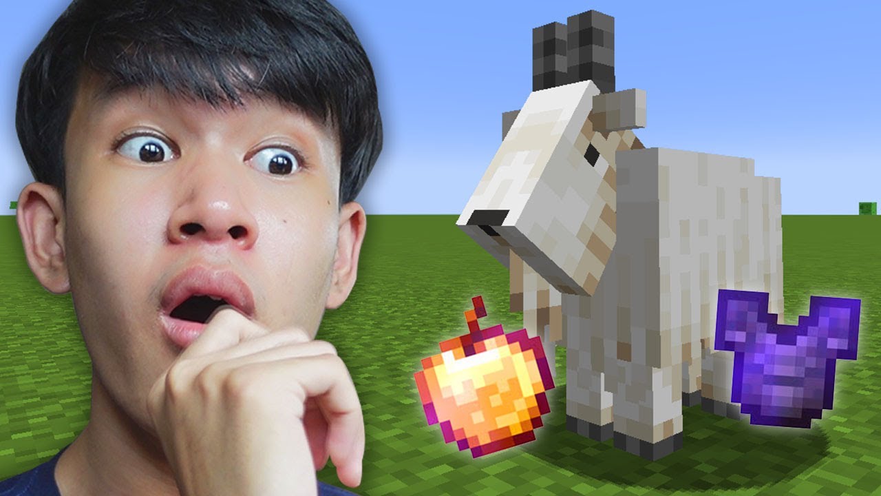 จะเป็นยังไงถ้าแพะใน Minecraft ดรอปของโหด - YouTube