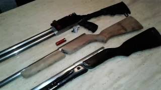 Home Built Slam Fire shotgun collection.