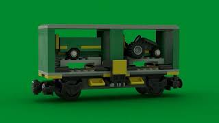 Lego Train Inspired My Own Creation (MOC) Builds for Freight Transportation