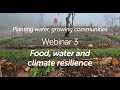 Water Security: Building Livelihoods, Community Resilience &amp; Resource Security 3/3