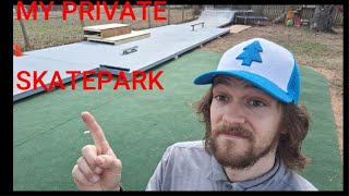 private backyard skatepark