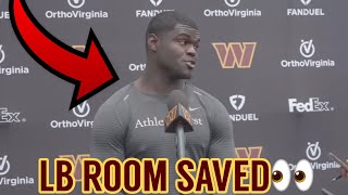 Jamin Davis &amp; Cody Barton Might Save The Washington Commanders LB Position!