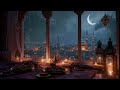 Warm Spiritual Iftar Ambience 🌙 Rainy Night Ramadan Background with Relaxing Rain Sounds