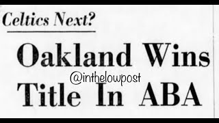 Oakland Oaks 1969 ABA Champions highlights