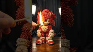 “Sonic on the Edge of Ignition: A Matchstick Masterpiece”