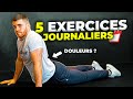 Douleur au bas du dos  5 exercices pour soulager rapidement