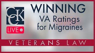 Winning VA Disability Rating for Migraines