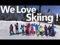 126. We love skiing