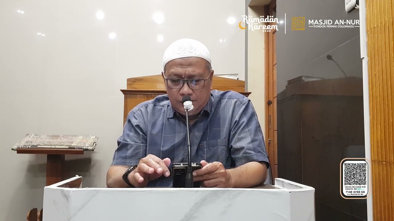 Ceramah Tarawih - 18 Ramadhan 1447 H - Ust. Suyanto