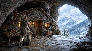 Exiled Before Winter—She Built a Stone Cabin in a Cave, Worst Blizzard in 80 Years Couldn't Break It