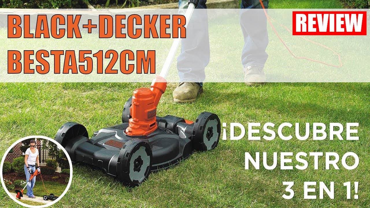 Compact Electric Lawn Mower BLACK+DECKER BESTA512CM 12 3in1 review 2018 BLACK  DECKER 