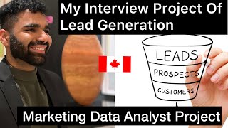 Marketing Data Analyst Interview Project Canada | Lead generation Project | Extraction | Industry