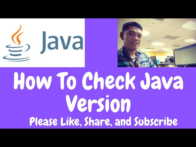 Verify Java Version