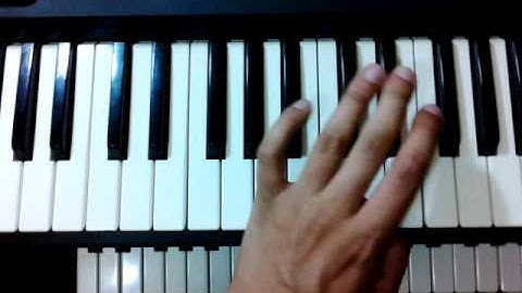 Chromatic scale - Left hand