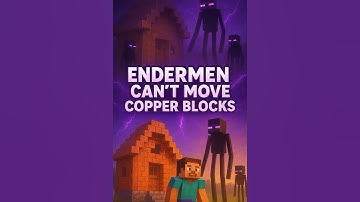 😱 Stop Endermen FOREVER! This Copper Trick Will Save Your Minecraft Base!