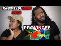 🇿🇦 PROVINCES OF SOUTH AFRICA American Couple Reacts "Geography Now! SOUTH AFRICA PROVINCES"