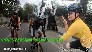 Gowes Roadbike Bersama Polwan Cantik...!!!