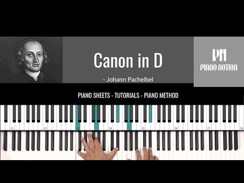 Canon in D  (Easy Piano) - Johann Pachelbel