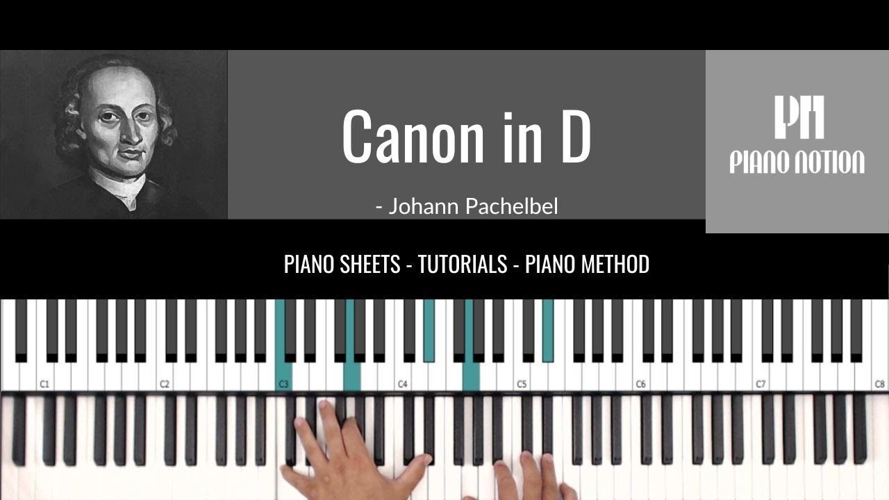Pachelbel's Canon in D (Sheet Music - Piano Solo - Piano Cover