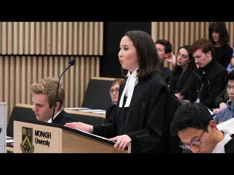 Monash Law Moot Court Demonstration: 'Ants in Pants Underpants'