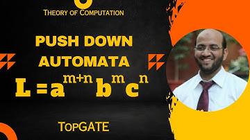 PDA voor a^m+n b^m c^n | Pushdown-automaten | Automatentheorie | Inhoudsopgave