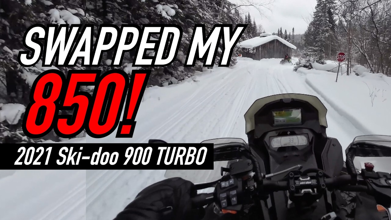 Я обменял свой Ski-Doo 850 на Ski-Doo 900R TURBO 2021 года!