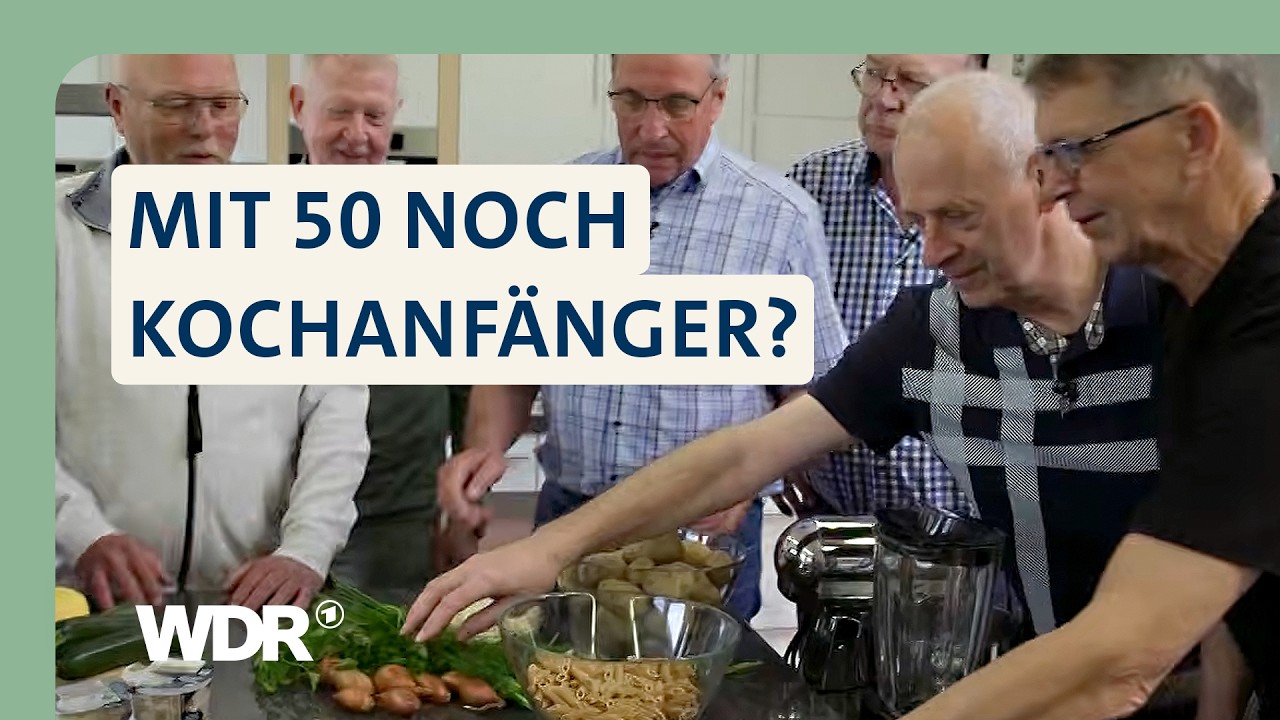 Kochen lernen im Alter: Diese Männer wagen den Neustart | Viel für wenig
