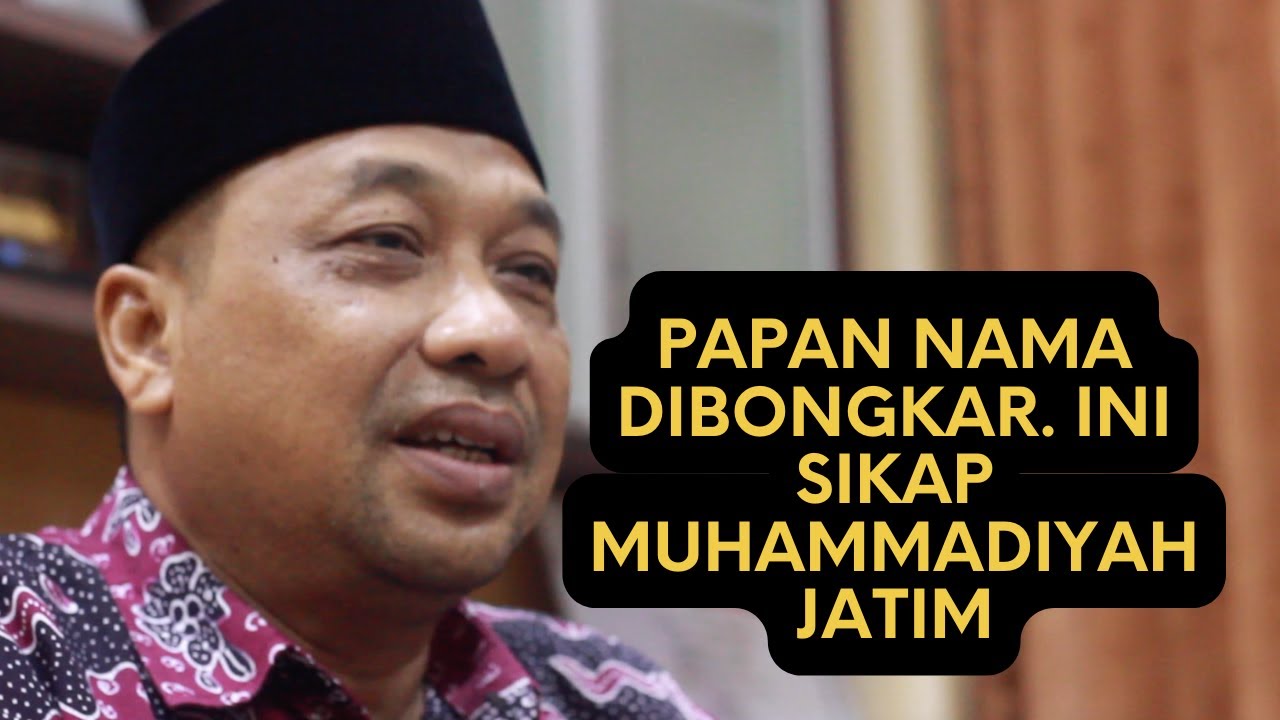 PAPAN MUHAMMADIYAH DI BANYUWANGI DIBONGKAR PAKSA. INI SIKAP PW MUHAMMADIYAH JAWA TIMUR