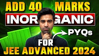 🔥Rank Booster INORGANIC PYQs Marathon | JEE Advanced 2024