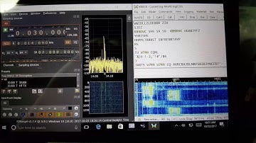 LattePanda + SDRAngel + MixW + LimeSDR on 20m RTTY Receive