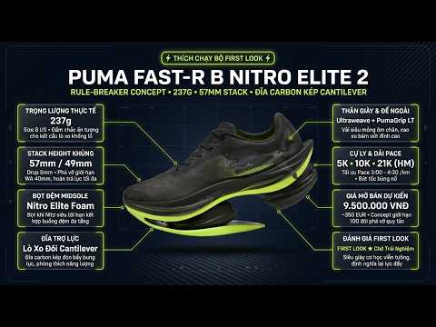 First Look Puma Fast-R B Nitro Elite 2: Siêu Giày Phá Vỡ Mọi Quy Tắc