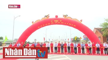 Thông xe cầu Cửa Hội nối hai tỉnh Nghệ An và Hà Tĩnh
