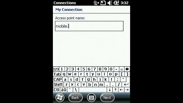 Creating a mobile data connection on Windows Mobile 6.5 & 6.5.3
