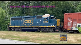 Amtrak And CSXT Around Mansfield MA! (July 2022)
